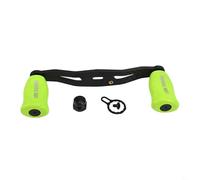 Jonikuper Poignée à bascule en fibre de carbone pour moulinets de pêche, compatible avec Daiwa Tatula 80, Alphas, et ouverture de 8 x 5 mm, longueur 105 mm, empattement de 95 mm, 4 roulements (main