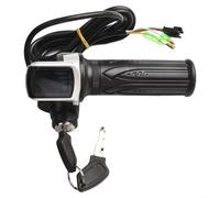 Jonikuper Poignée d'accélérateur électrique 36 V, 48 V, 60 V, avec indicateur de puissance, convient pour accélérateur électrique, moto, scooter (48 V)