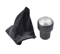 Jonikuper Pommeau de levier de vitesse manuel à 5 vitesses avec housse de coffre en cuir synthétique compatible avec Getz 2002-2010 Transmission intérieure de voiture