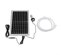 Jonikuper Pompe solaire pour étang à poissons, avec système de filtration, panneau 10 W, pompe de circulation d'eau submersible, pour réservoir extérieur d'aquarium