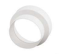 Jonikuper Réducteur de conduit, réducteur de tuyau de ventilation ABS conçu pour une fixation facile de l'interface du ventilateur, pour ventilateurs d'extraction et unités de ventilation (80-100)