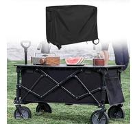 Jonikuper Royal Gourmet - Housse de table d'extérieur pour table de préparation de chariot de salle à manger mobile à double étagère, tissu Oxford 420D, imperméable et résistant aux UV, convient à