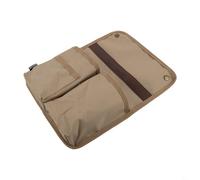Jonikuper Sac de rangement pliable pour chaise de camping en plein air, organiseur à 3 poches avec tissu Oxford 600D léger, compatible avec chaises de plage, marcheurs, poussettes - Kaki