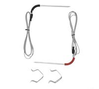 Jonikuper Sonde à viande double aiguille pour four à granulés Weber Gas et Smokefire - 3,5 mm - Acier inoxydable - Compatible avec les barbecues Weber