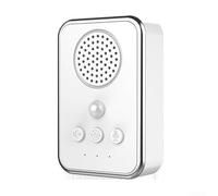 Jonikuper Sonnette à induction activée par le mouvement avec invite vocale d'enregistrement personnalisé, haut-parleur de bienvenue pour entrée de magasin ou entrée de maison