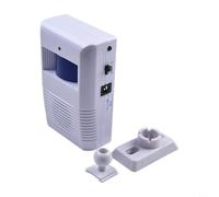 Jonikuper Sonnette de porte sans fil avec détecteur de mouvement avec 16 sonneries pour maison, bureau, magasin, garage, blanc, 1 pièce