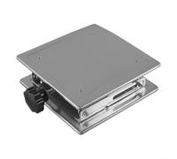 Jonikuper Support de levage en acier inoxydable pour cric de laboratoire manuel 200 x 200 mm avec réglage de la hauteur de 85 à 280 mm pour physique, chimie, biologie (SKU)