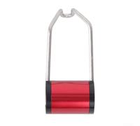 Jonikuper Support de phare avant en alliage d'aluminium compatible avec pliable pour vélo, finition anodisée, pour une installation facile 85,5 x 38 mm, noir (rouge et noir)