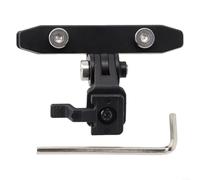 Jonikuper Support de selle en alliage d'aluminium pour vélo compatible Trek, support de phare de vélo, accessoires de vélo, noir