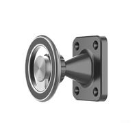 Jonikuper Support mural magnétique pour tablette - Rotation à 360° - Angle de vision réglable - Aimants puissants - Alliage d'aluminium - 65 cm - Noir