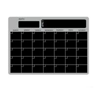 Jonikuper Tableau blanc magnétique effaçable pour réfrigérateur - Format A3 - Pour planification de la maison et du bureau - Noir