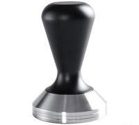 Jonikuper Tamper à expresso en acier inoxydable 304 avec poignée ergonomique, 51 mm, 53 mm, 58 mm, base porte-filtre pour un usage professionnel et domestique (53 mm, noir)