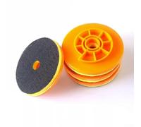 Jonikuper Tampon de support en mousse de 10,2 cm avec base en plastique pour polissage de meuleuse d'angle, compatible avec Snail Lock, disque de support abrasif circulaire de 100 mm (10,2 cm à droite