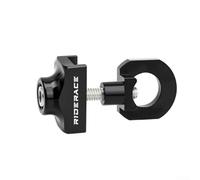Jonikuper Tendeur de chaîne pour pignon fixe, support de réglage de chaîne de vélo en aluminium compatible avec axe de 10 mm à vitesse unique et vélos de piste, noir (lot de 10 mm)