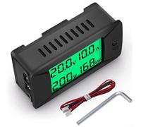 Jonikuper Testeur de tension numérique LCD multifonction pour DC 0-300 V avec affichage panoramique HTN et design de dérivation (50 A 50 A)