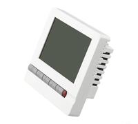 Jonikuper Thermostat numérique avec écran LCD pour climatiseur, contrôleur de haute précision avec PC et matériau ABS ignifuge, blanc