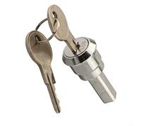 Jonikuper Verrou de boîte à outils en acier inoxydable pour tiroir et armoire, serrure de sécurité moulée sous pression argentée avec mécanisme de liaison, compatible avec les boîtes à outils, lime