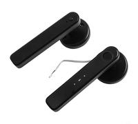 Jonikuper Verrou d'intérieur à empreintes digitales pour chambre à coucher et bureau, serrure de porte d'entrée sans clé avec mot de passe et clé, noyau de serrure de classe C en alliage de zinc, 0,3