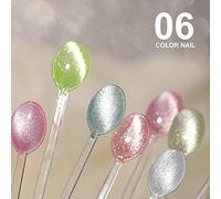 Jonlaki 7ml Cat Eye Gel Polon Tremper au Large des Yeux du Chat de Vernis à Ongles de Couleur de Couleur Longue Durée de Couleur de Couleur Dur