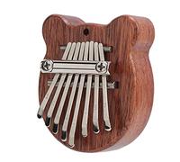 Jonlaki 8- Piano à Pouce Kalimba en Forme d'ours Mignon pour Musical Portable et Facile à Jouer