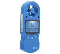 Jonlaki Anémomètre Numérique Portatif, Compteur de Vitesse du Vent avec écran LCD pour la Mesure de la Température et de l'humidité