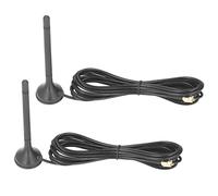 Jonlaki Antenne Connecteur Mâle SMA à Gain élevé, 2 Pièces, avec Ventouse pour Routeurs et Modules