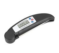 Jonlaki Barbecue Numérique LCD Pliable pour la Cuisine et la Mesure du gril (BLACK)