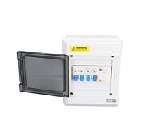 Jonlaki Boîte de Disjoncteur d'unité de Consommation 3 Voies AU 230V 63A 30mA RCD + 3 MCB pour l'électricité