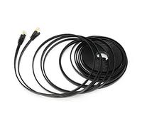 Jonlaki Câble CAT7 Haute Vitesse 10 Gbit/s, Double Blindage, 8 Paires Torsadées, 3 Mètres pour Divers Appareils et Environnements (#7)