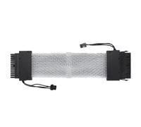 Jonlaki Câble d'extension d'alimentation ARGB à Double extrémité 24 Broches - Câble 'Alimentation de Synchronisation coloré de Type Maille pour Carte Mère, Améliorez Votre Configuration de Jeu