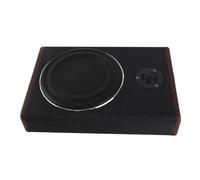 Jonlaki Caisson de Basses de Voiture Ultra-Mince de 10 Pouces 800 W avec Amplificateur intégré pour Camion, SUV, Camping-Car - Kit de Haut-parleurs de Basse Haute Puissance Peu Encombrants (8 Pouces)