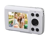 Jonlaki Caméra Numérique, 2.4 dans 16x Numérique Zoom 1080p 27MP Auto Focus Multi Axis Stabilisation Portable Camera pour Photographie Vidéo (White)
