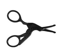 Jonlaki Ciseaux de Poils de Nez, Ciseaux à Moustaches avec des de Pointe Ronds en Forme D'acier (Ciseaux de pointe arrondis en forme de grue)