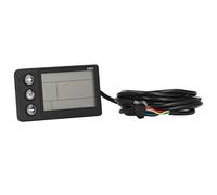 Jonlaki Compteur de Vitesse du Vélo, Panneau d'Affichage LCD en Plastique Léger Voitures électriques et Scooters LCD Affichage Velocímetro Para Bicicleta avec pour Guidon 22,5 Mm (36V)
