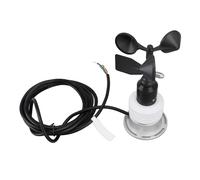 Jonlaki Compteur Météo 5 Pouces avec Capteur Précis de Vitesse, de Direction, de Température, d'humidité et de Pression du Vent pour Diverses Applications