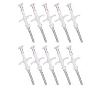 Jonlaki de Micropuce pour Animaux de Compagnie, 10 Pack Pack Universal FDX-B 134.2 KHz Microchip Animale Basse Fréquence, Petite Taille, Longue Durée de Vie, Code à 15 Chiffres, (2.12 * 12 mm)