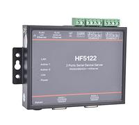 Jonlaki HF-5122 Double Port Série vers Serveur Ethernet avec RS232//RS422 Haut Débit et Fonctionnalités de sécurité Robustes