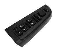 Jonlaki Interrupteur Principal de Lève-vitre électrique avec Enjoliveur, Interrupteur de Commande de Lève vitre de Porte Gauche côté Conducteur, Remplacement pour 1500 2