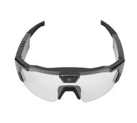 Jonlaki Lunettes de Cyclisme avec Caméra, Lunettes de Sport Intelligentes 12MP 1080P HD WiFi, Objectif Grand Angle, Technologie Anti-secousse, pour les Activités de Plein Air,