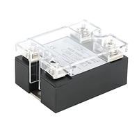 Jonlaki Module AC 40A contrôlé DC, Relais d'état SSR-40-DA, avec Boîtier Haute Température et Couvercle Transparent