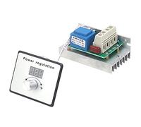 Jonlaki Module Régulateur de Tension AC Haute Puissance 10 000 W 220 V avec Contrôle par Potentiomètre et Dissipateur Thermique intégré