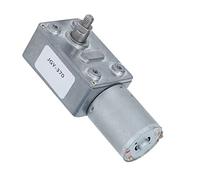 Jonlaki Moteur à Engrenages DC 12 V avec Fonction Autobloquante, Contrôle de Vitesse Réversible et Arbre en Acier Inoxydable de 8 Mm pour des Applications Polyvalentes (30RPM)