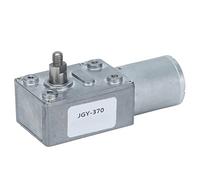 Jonlaki Moteur à Engrenages DC 12 V avec Fonction Autobloquante, Contrôle de Vitesse Réversible et Arbre en Acier Inoxydable de 8 Mm pour des Applications Polyvalentes (18RPM)