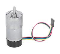 Jonlaki Moteur à Engrenages en Métal JGB37-3530 12 V avec Encodeur pour un Bruit élevé et Faible, Idéal pour les Fours électriques, et Plus (30RPM)