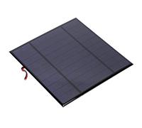 Jonlaki Panneau Solaire 5 V 4,5 W avec Taux de Conversion élevé, Coupe-vent et Résistant à la Neige, Câble de 78,7 Pouces pour une Utilisation en Extérieur