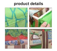 Jonlaki Petite Tente d'intérieur pour Enfants avec Porte et Fenêtre Enroulables - Maisonnette Compacte pour Un Plaisir Imaginatif et Une Lecture Confortable