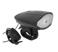 Jonlaki Phares Avant de Scooter Rechargeables par USB, Haute luminosité, éclairage de Nuit avec Klaxon pour Vélo de Route (Black)