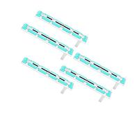 Jonlaki Potentiomètre à Glissière B10K, 5 PCS Double Canal, Mélangeur DE Diapositive Droite FADER FADER HAUTES PERFORMANCES, RÉSISTANT HUMIDIE ET POTENTIOMETHÉE SURDÉE POUR LES UTILISATIONS DE