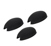 Jonlaki Saxophone Palm Key Coussins Soprano Alto Ténor Sax Instruments À Vent Ensemble 3Pcs Caoutchouc Noir 28x15x11mm Pouce Doigt Reste Pouce Palm Key Risers Sax Key Pad Sax Palm Key