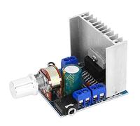 Jonlaki TDA7297 Module Amplificateur Numérique 2 Canaux 15W Potentiomètre de Puissance Système Sonore Compact